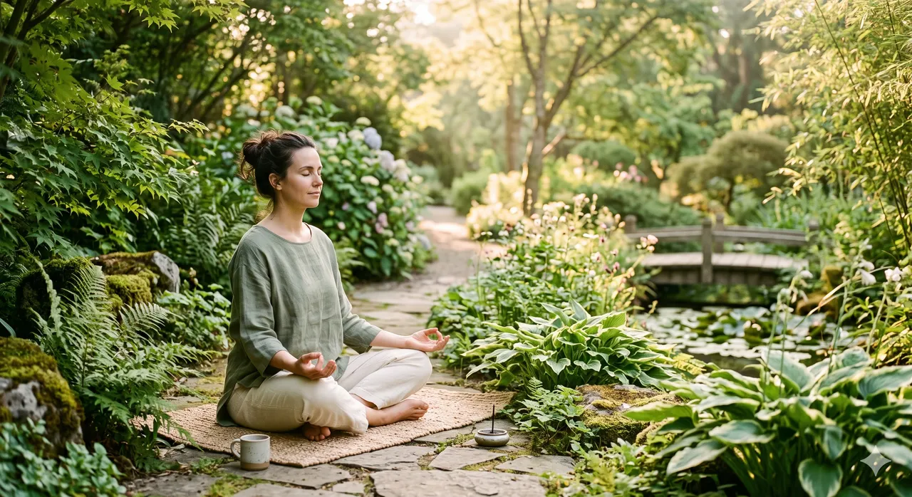 Yoga và thiền giúp giảm stress, nuôi dưỡng làn da từ bên trong