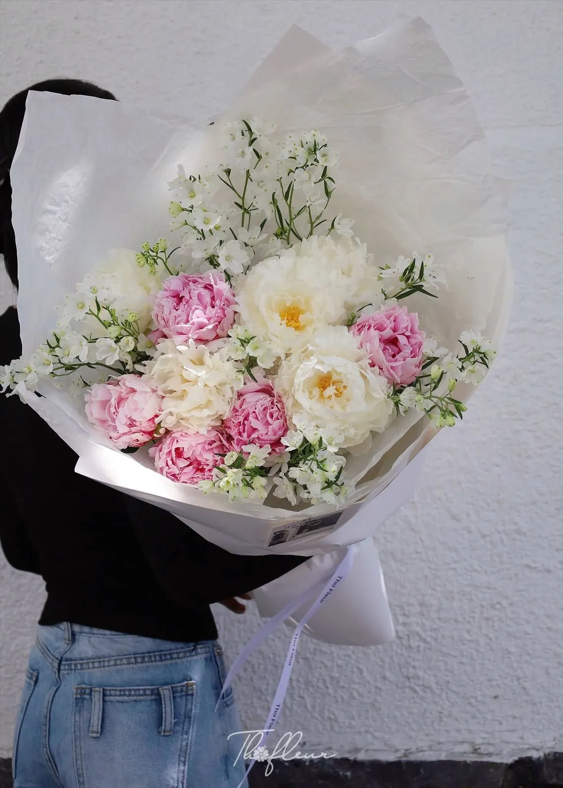 Bó hoa mẫu đơn 27