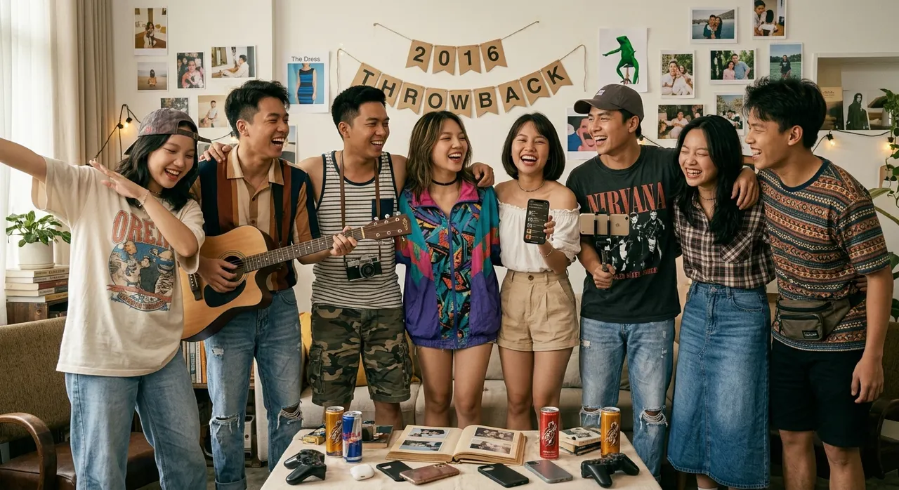 Buổi tiệc hoài niệm giữa nhóm bạn thân