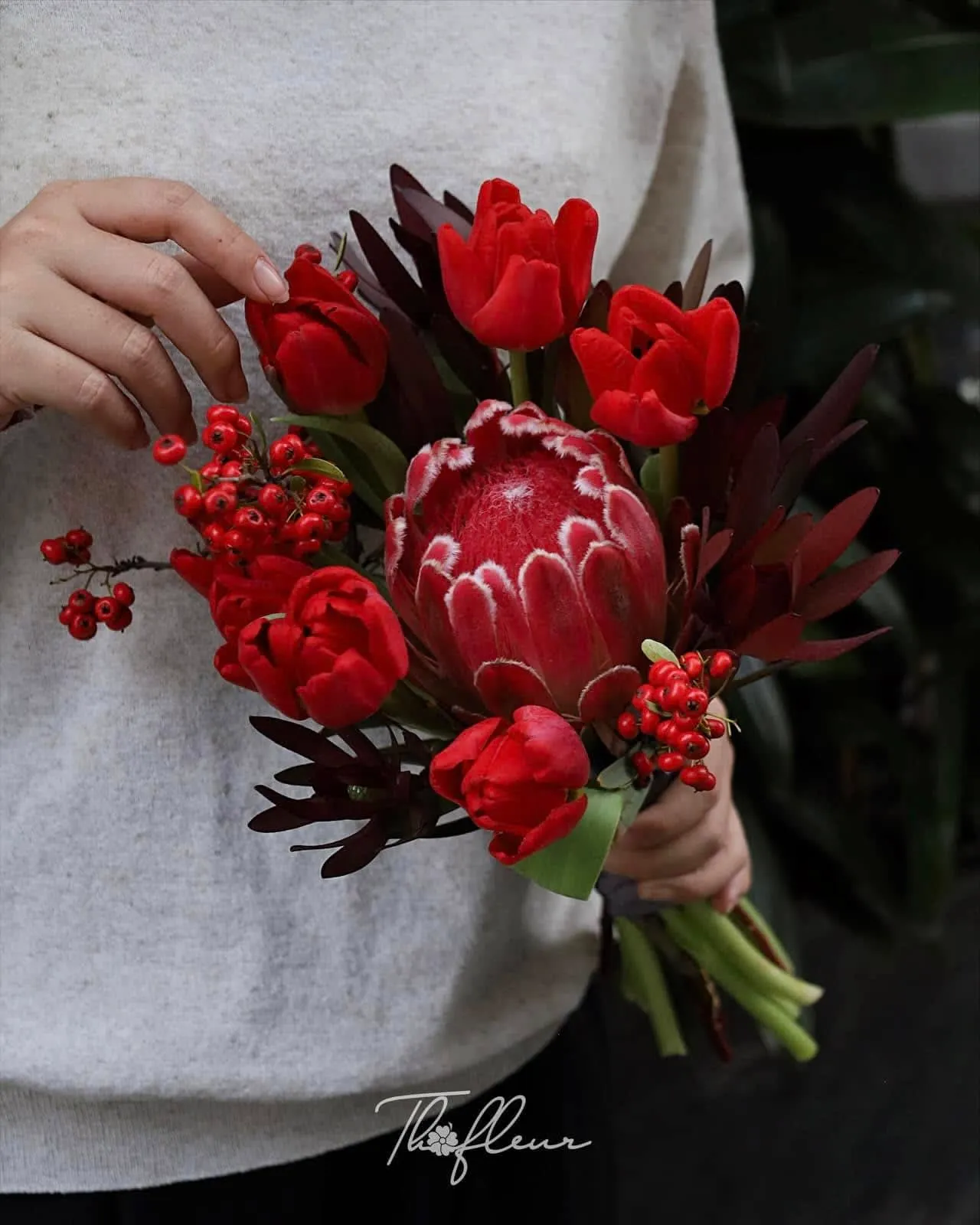 Hoa cưới tulip 54