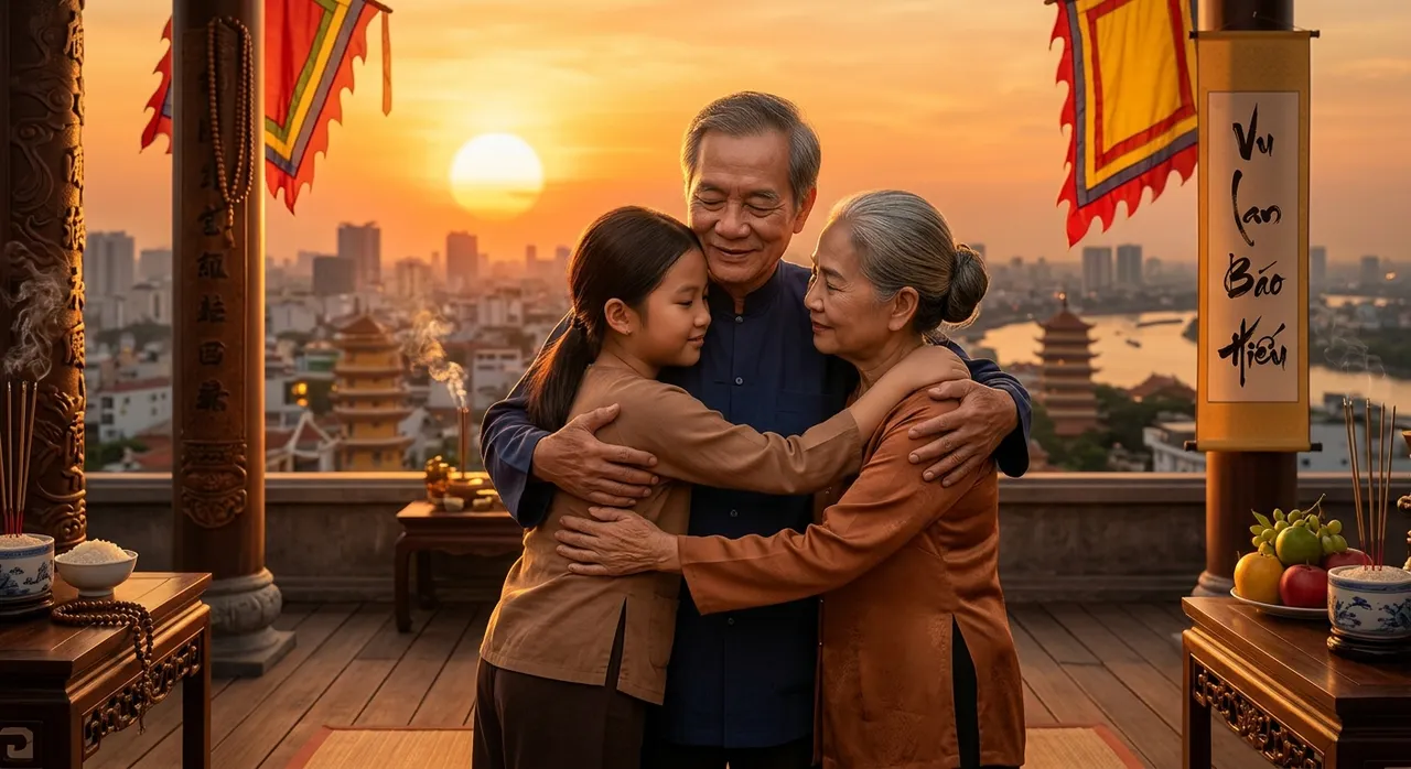 tri ân cha mẹ mùa Vu Lan
