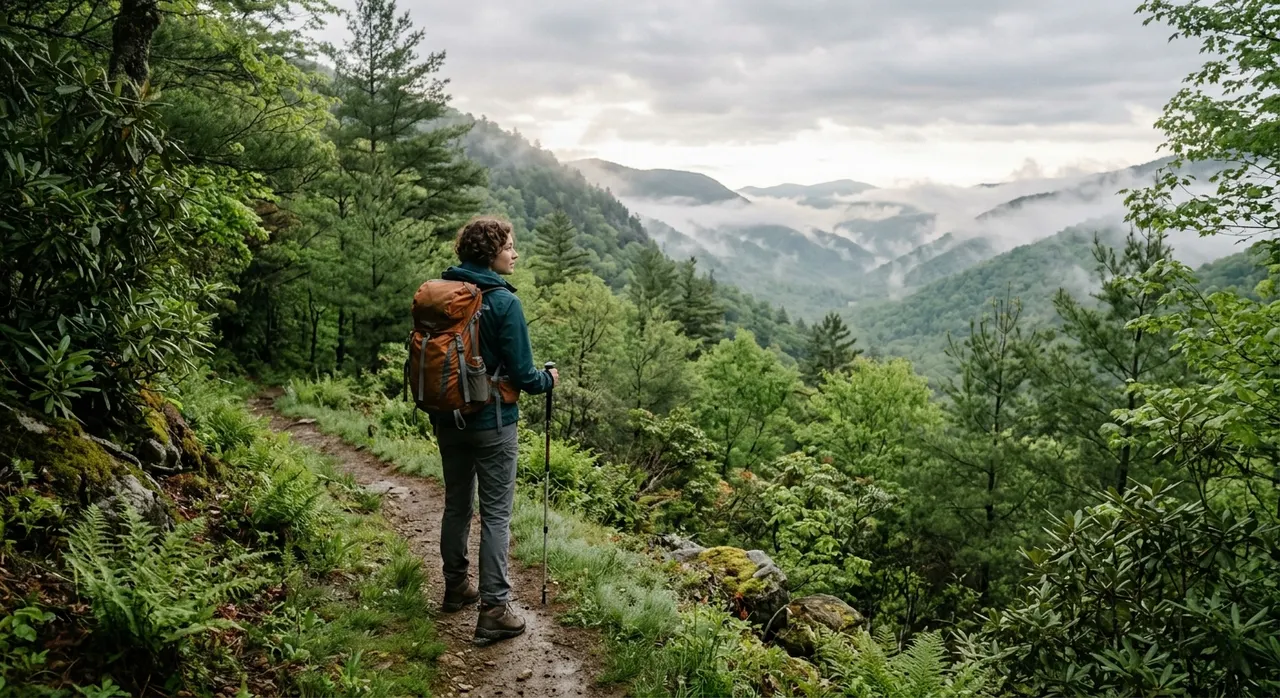 Giới trẻ trekking trên cung đường núi rừng hoang sơ