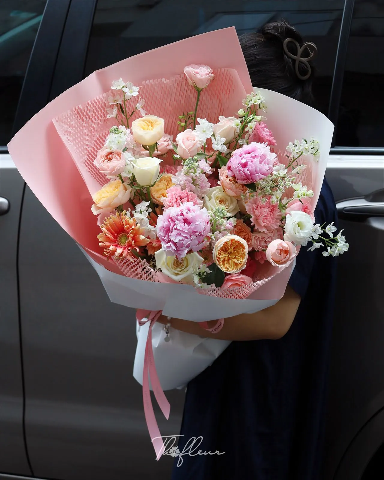 Bó hoa mẫu đơn 79