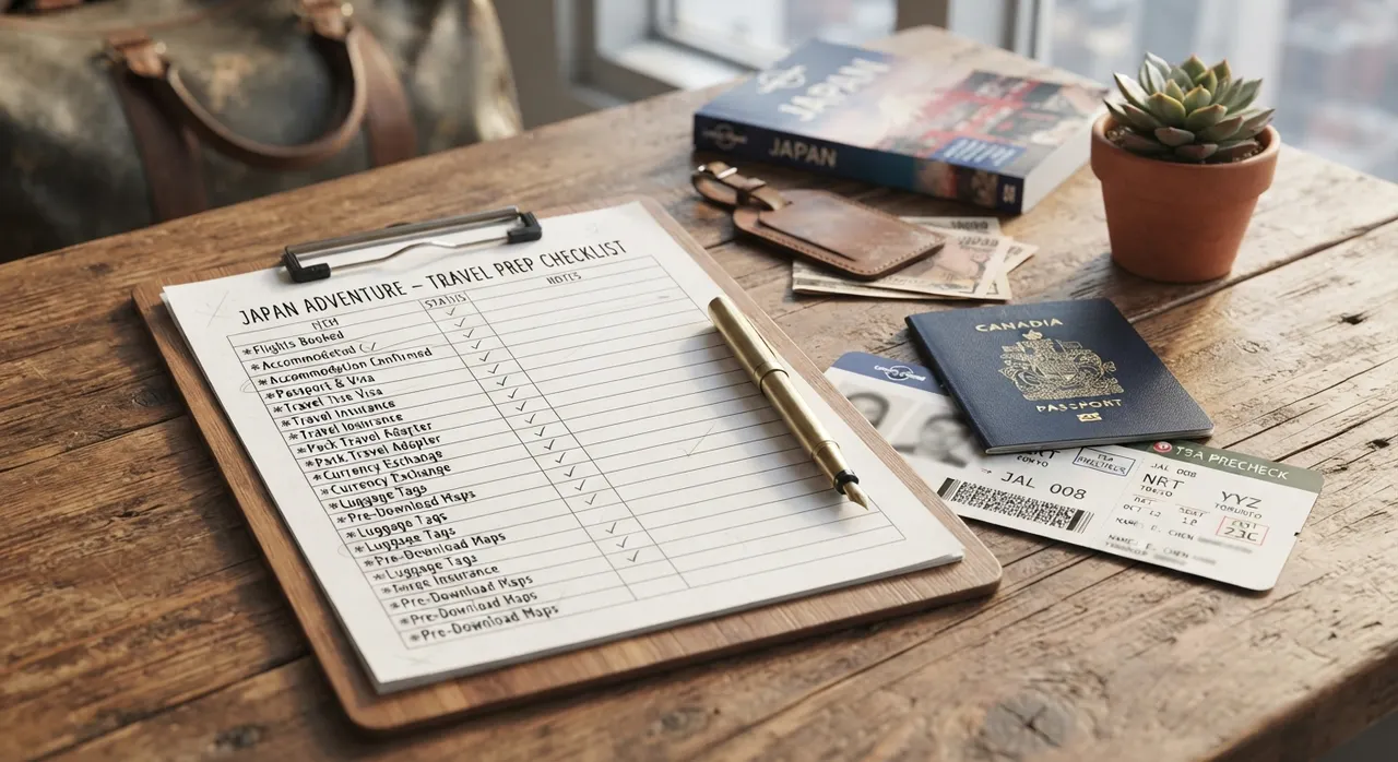Checklist chuẩn bị du lịch