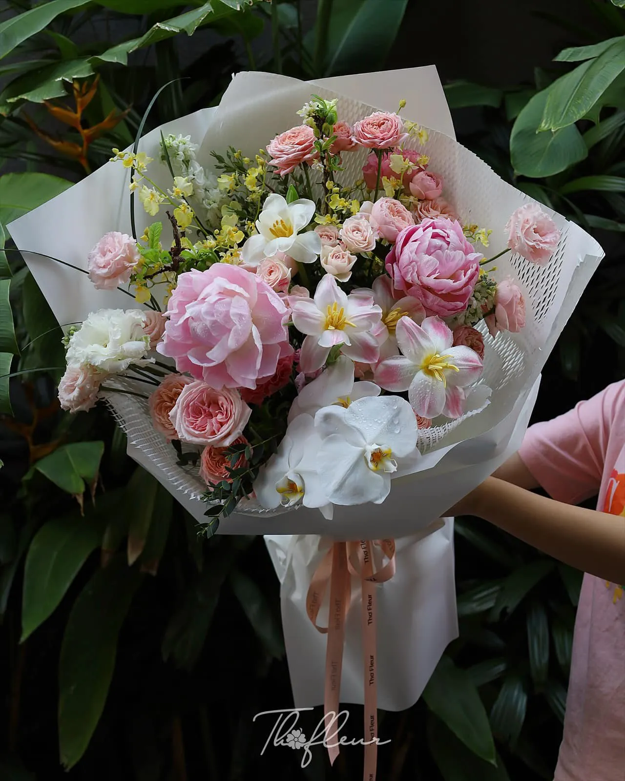 Bó hoa mẫu đơn 16