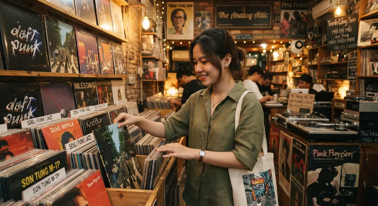 Gen Z Việt Nam sưu tầm đĩa vinyl