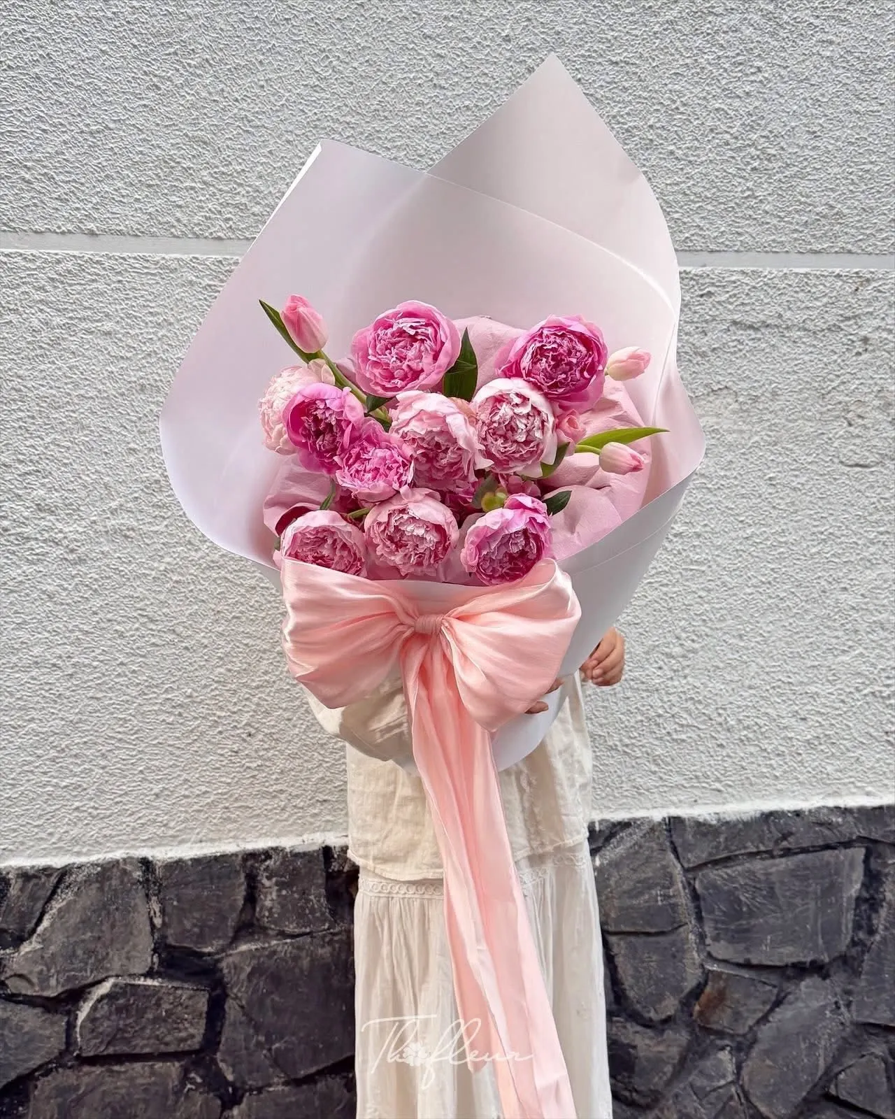 Bó hoa mẫu đơn 85