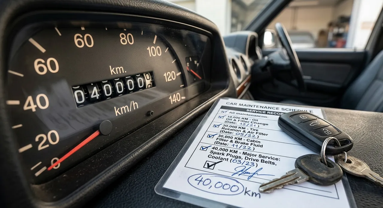 Lịch bảo dưỡng ô tô theo mốc km 5.000, 10.000 và 40.000 km