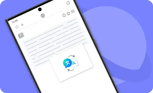 Browsing Assist trên Galaxy S26 tóm tắt trang web