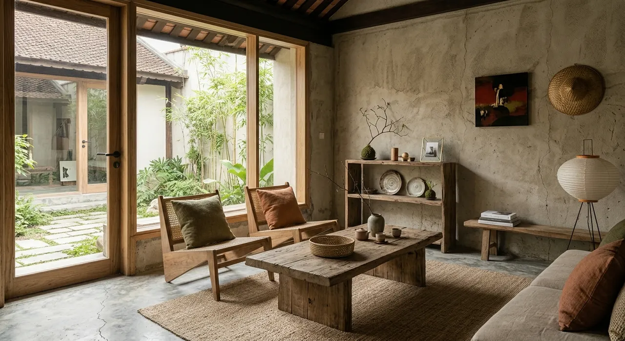 Wabi Sabi là xu hướng nội thất nổi bật năm 2026