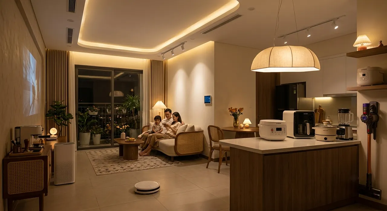 Xu hướng gia dụng tiện lợi 2026 đang thay đổi thói quen người Việt