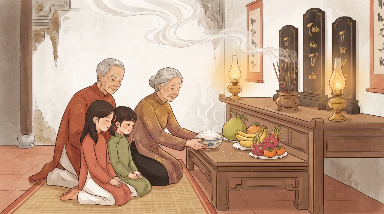 phong tục cúng cơm mới lễ mừng lúa mới
