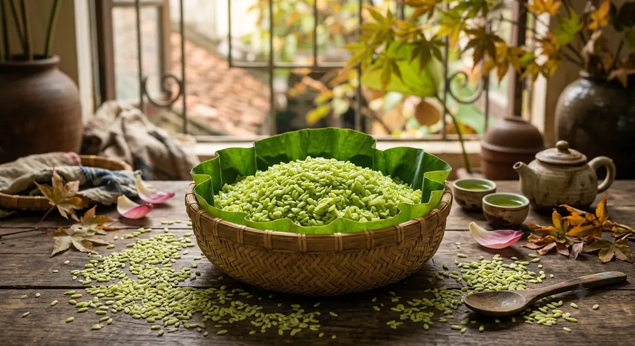 Cốm Vòng tươi mới vào mùa thu