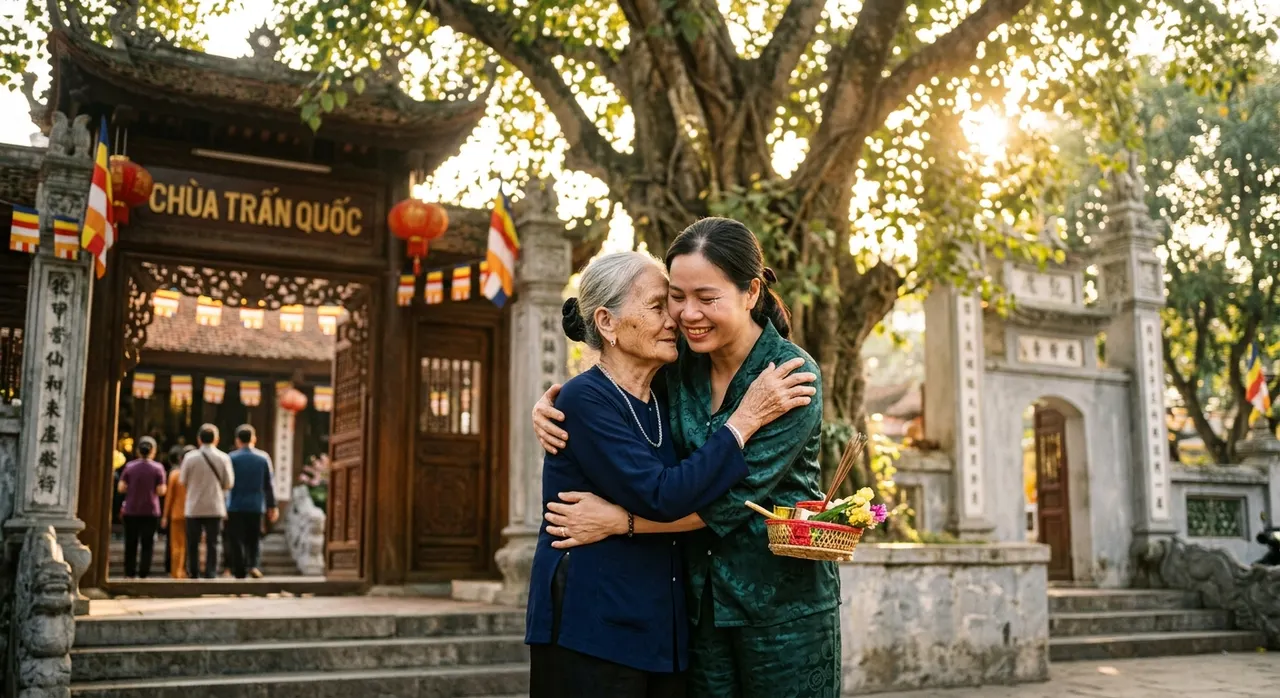 nguồn gốc bông hồng cài áo Vu Lan