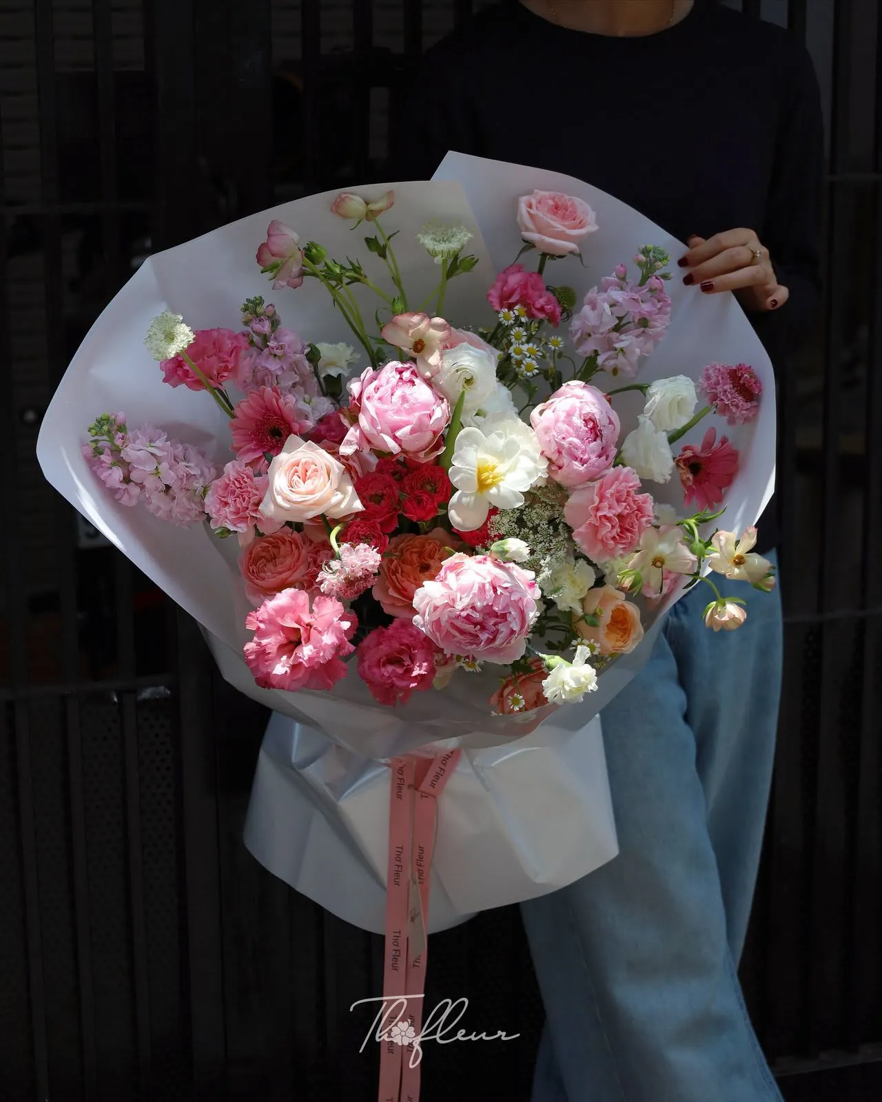 Bó hoa mẫu đơn 20