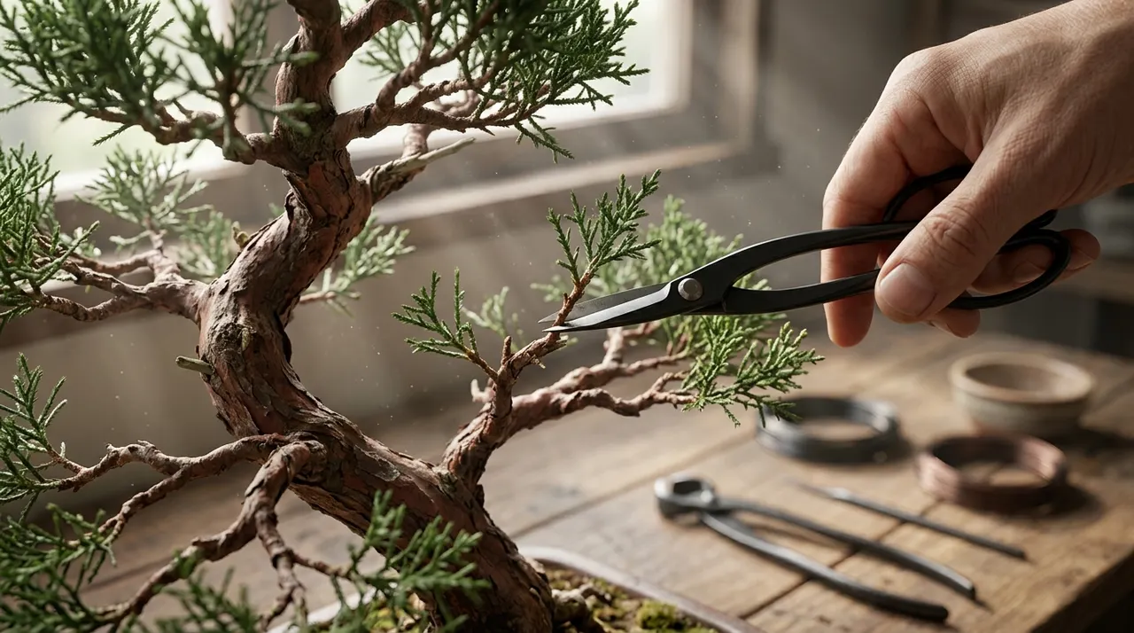 Kỹ thuật cắt tỉa cành bonsai