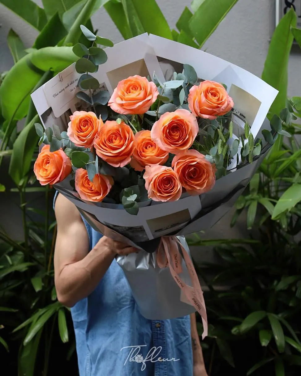 Bó hoa hồng nhập Ecuador 05