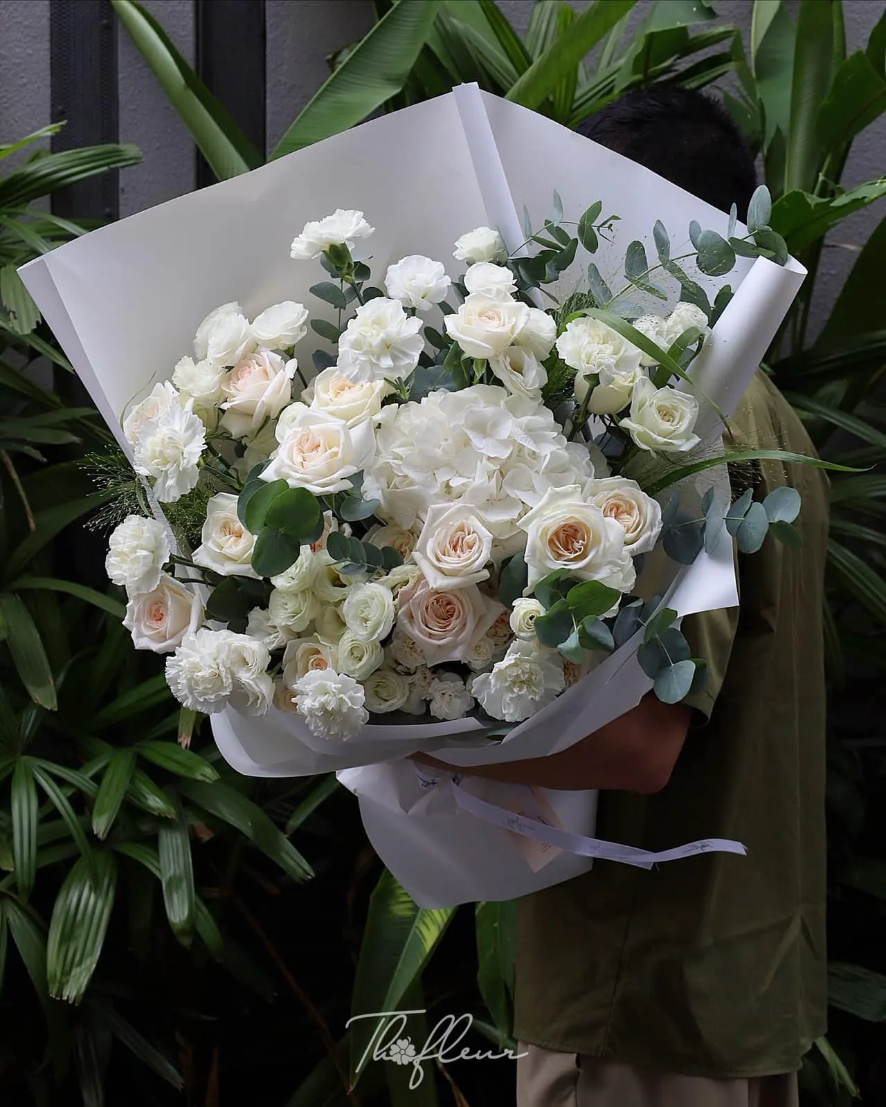 Bó hoa cẩm tú cầu 08