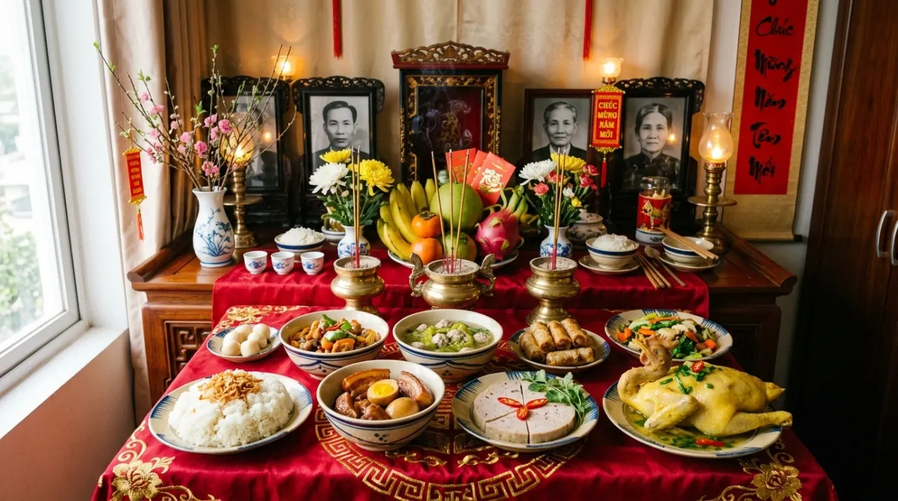 thứ tự cúng ông Công ông Táo