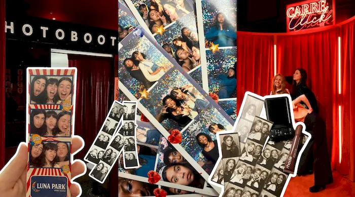 Photobooth theo chủ đề tại trung tâm thương mại