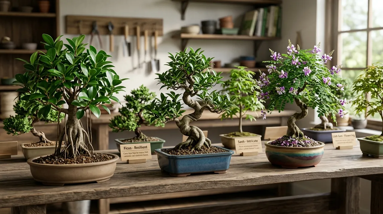 Các loại cây bonsai phù hợp cho người mới bắt đầu