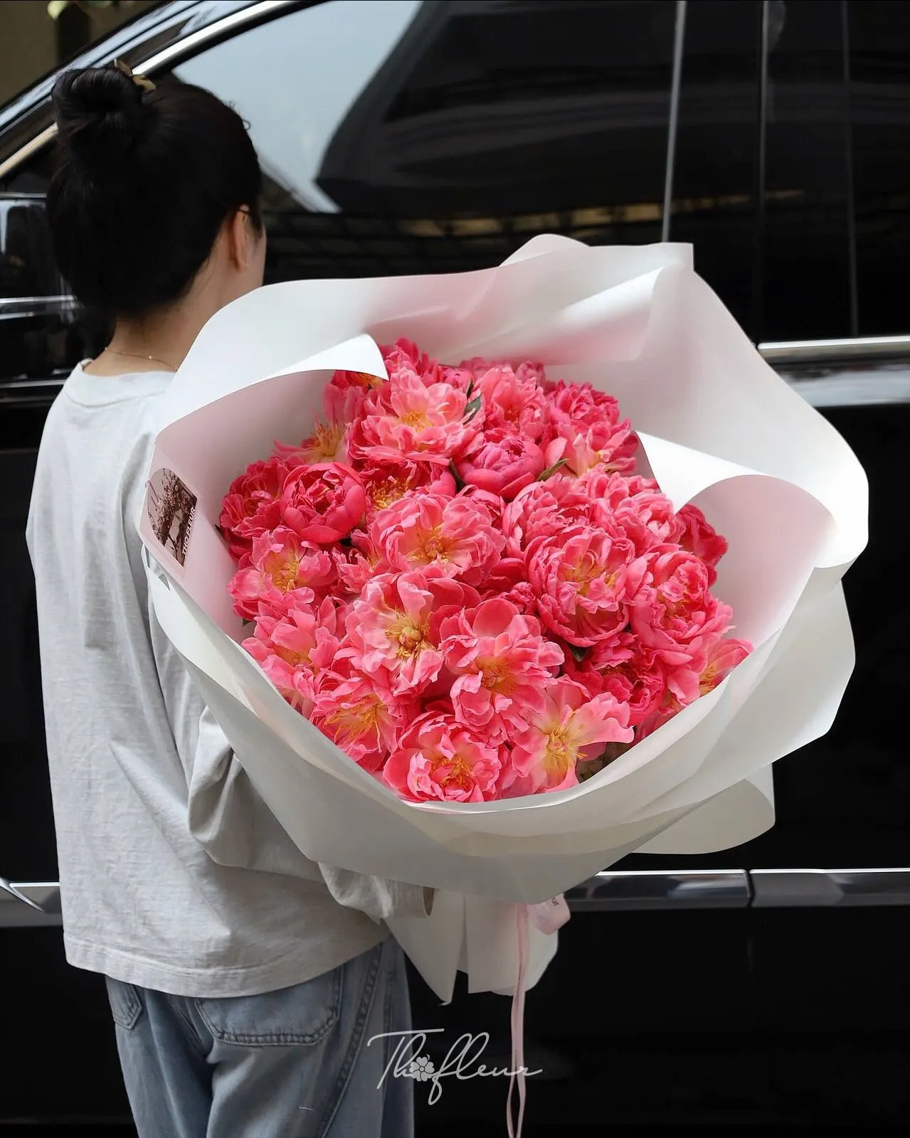 Bó Hoa Mẫu Đơn 80