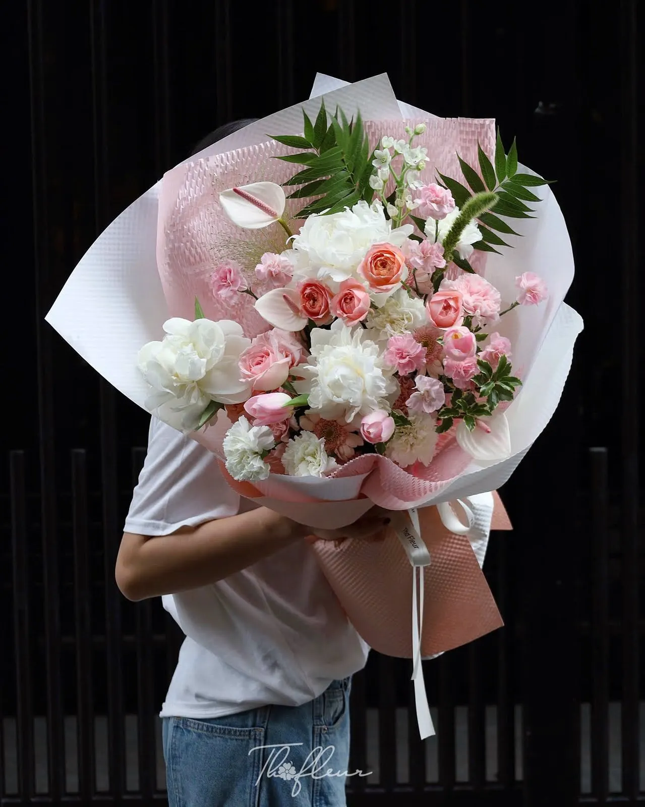 Bó hoa mẫu đơn 43