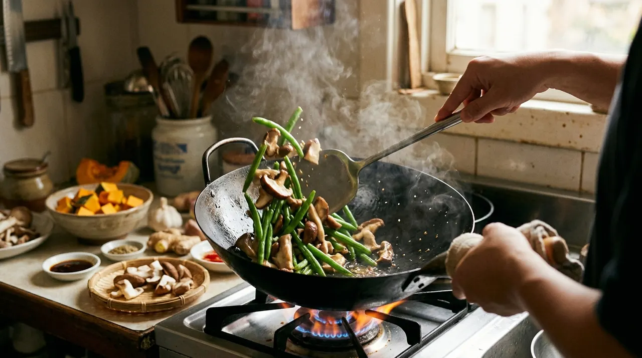 Chế biến món xào mùa thu giữ nguyên dưỡng chất