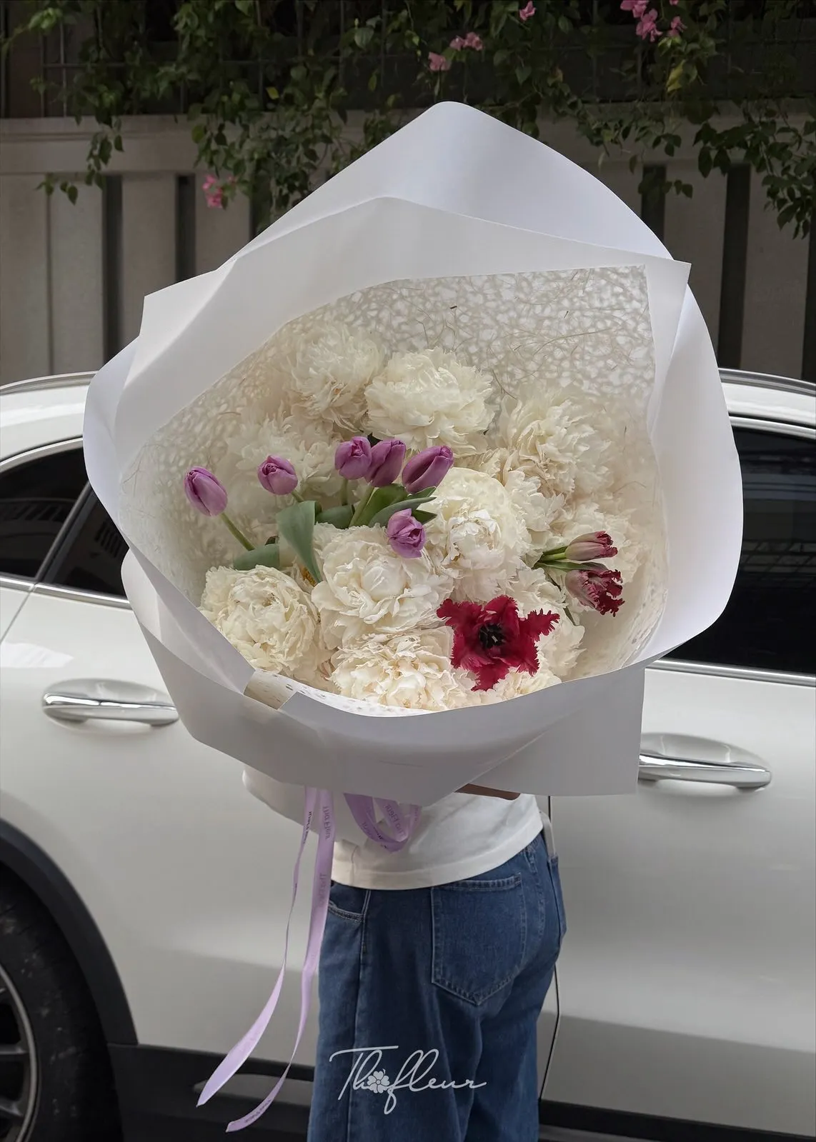 Bó hoa mẫu đơn 82
