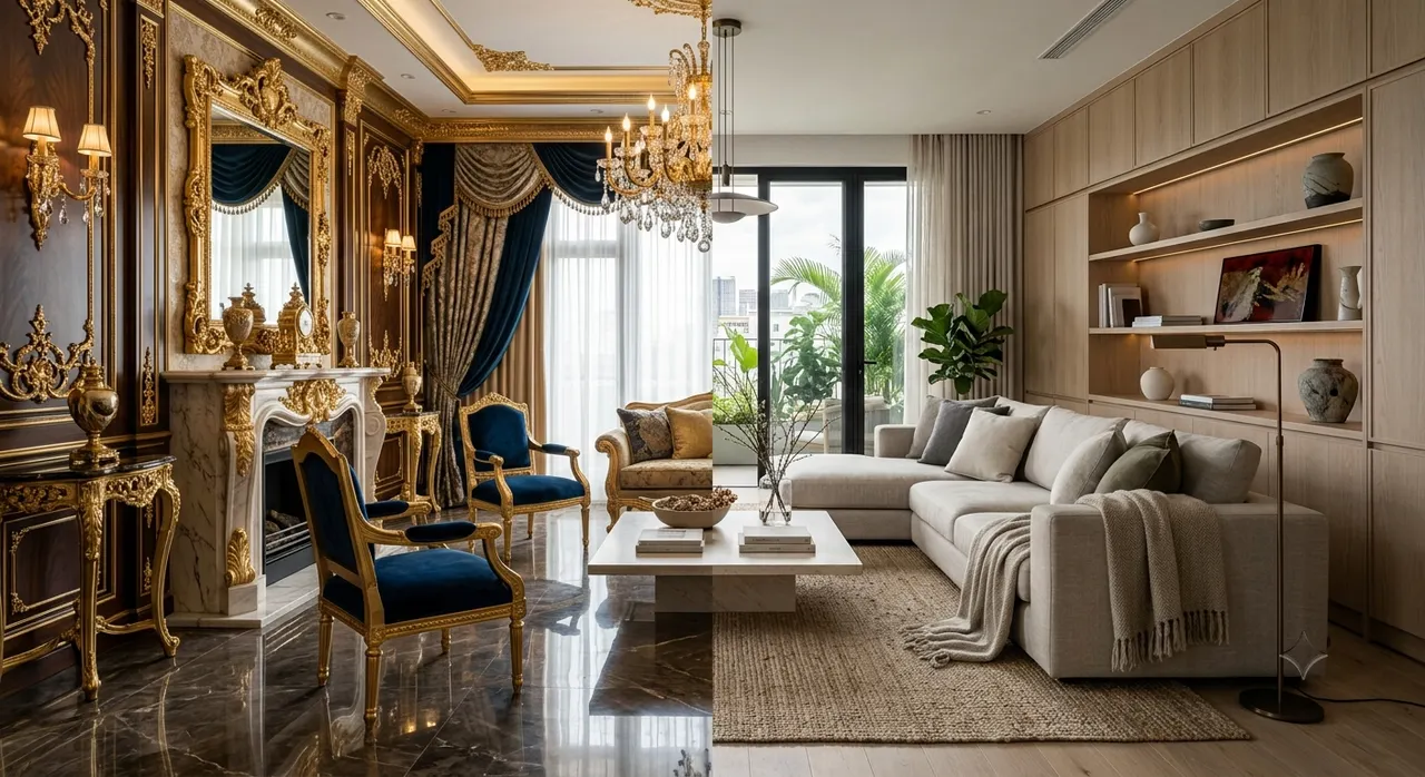 so sánh phong cách sang trọng phô trương và Quiet Luxury