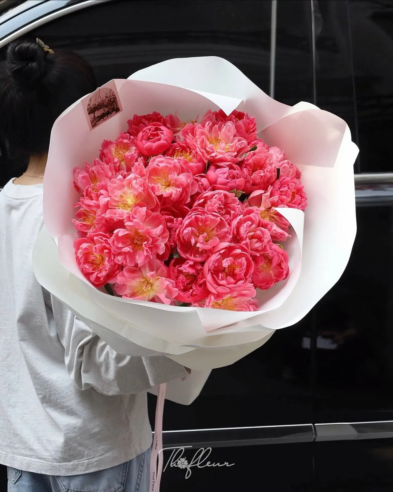 Bó hoa mẫu đơn 87