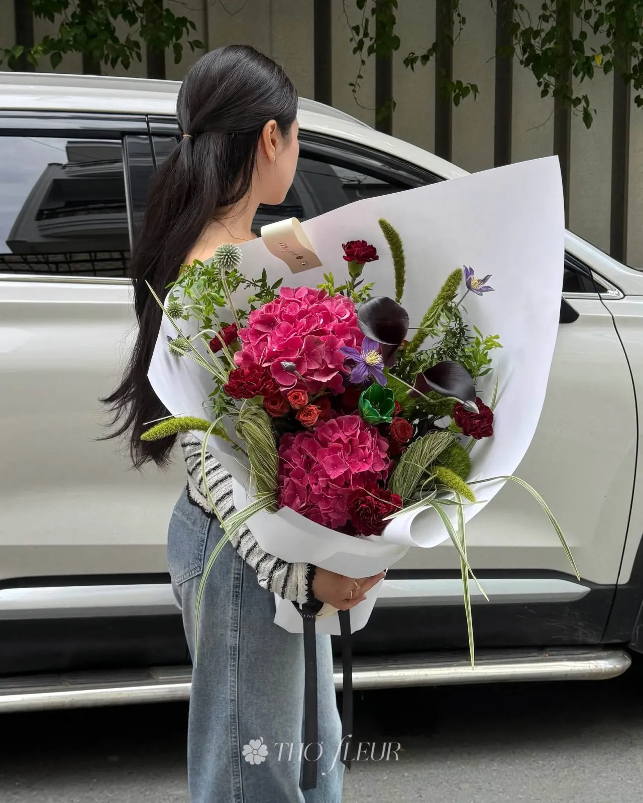 Bó hoa cẩm tú cầu 27