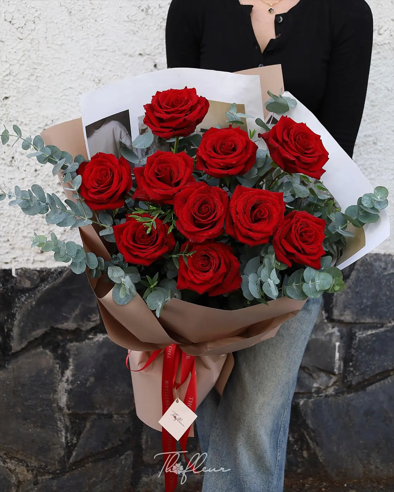 Bó hoa hồng nhập Ecuador 07