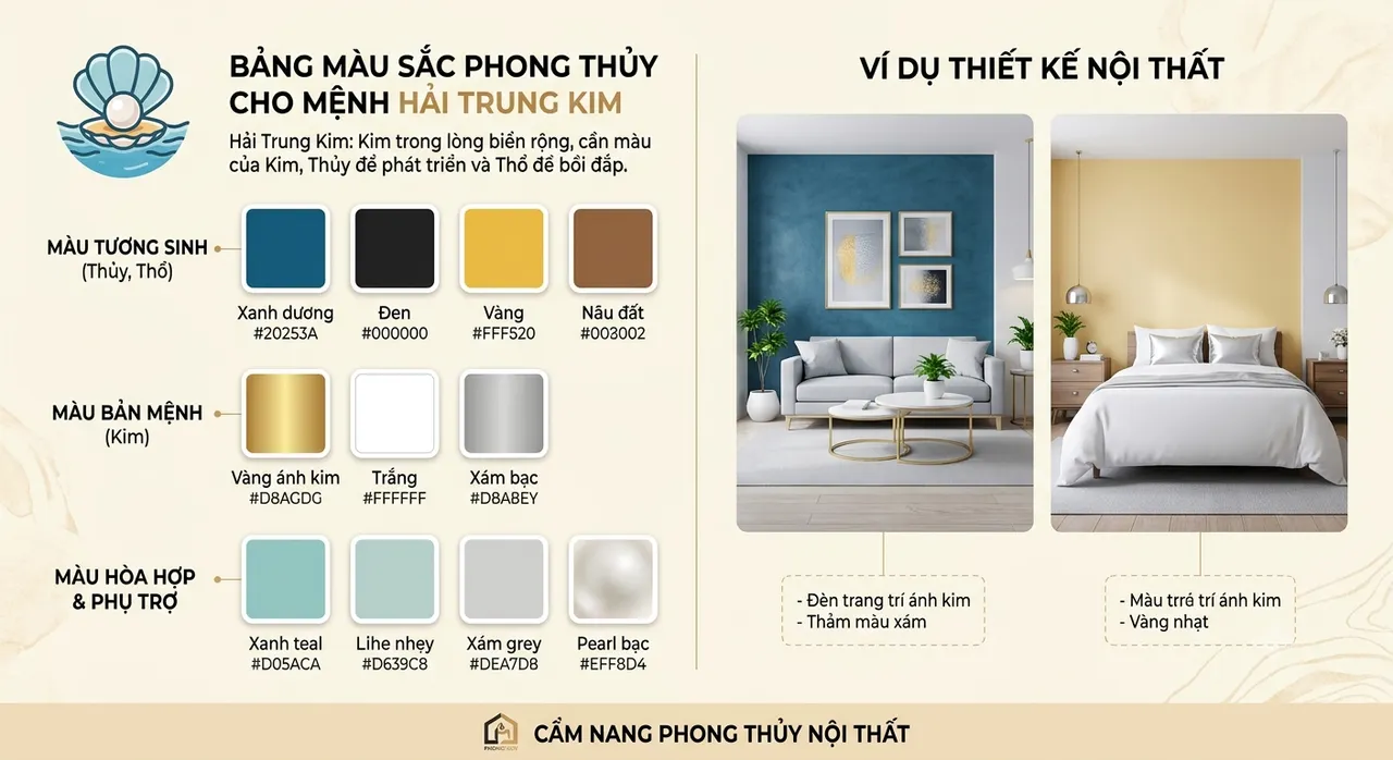 Màu sắc hợp phong thủy tuổi Giáp Tý