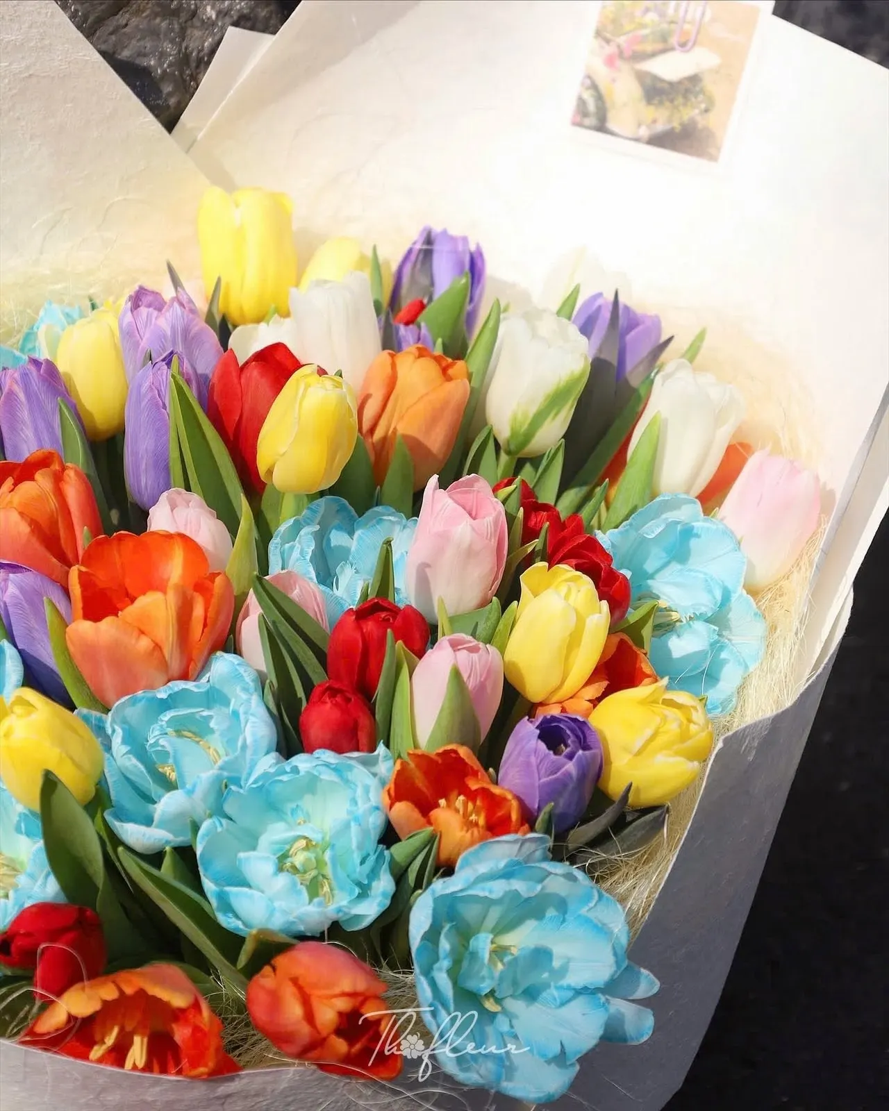 Bó hoa tulip 112