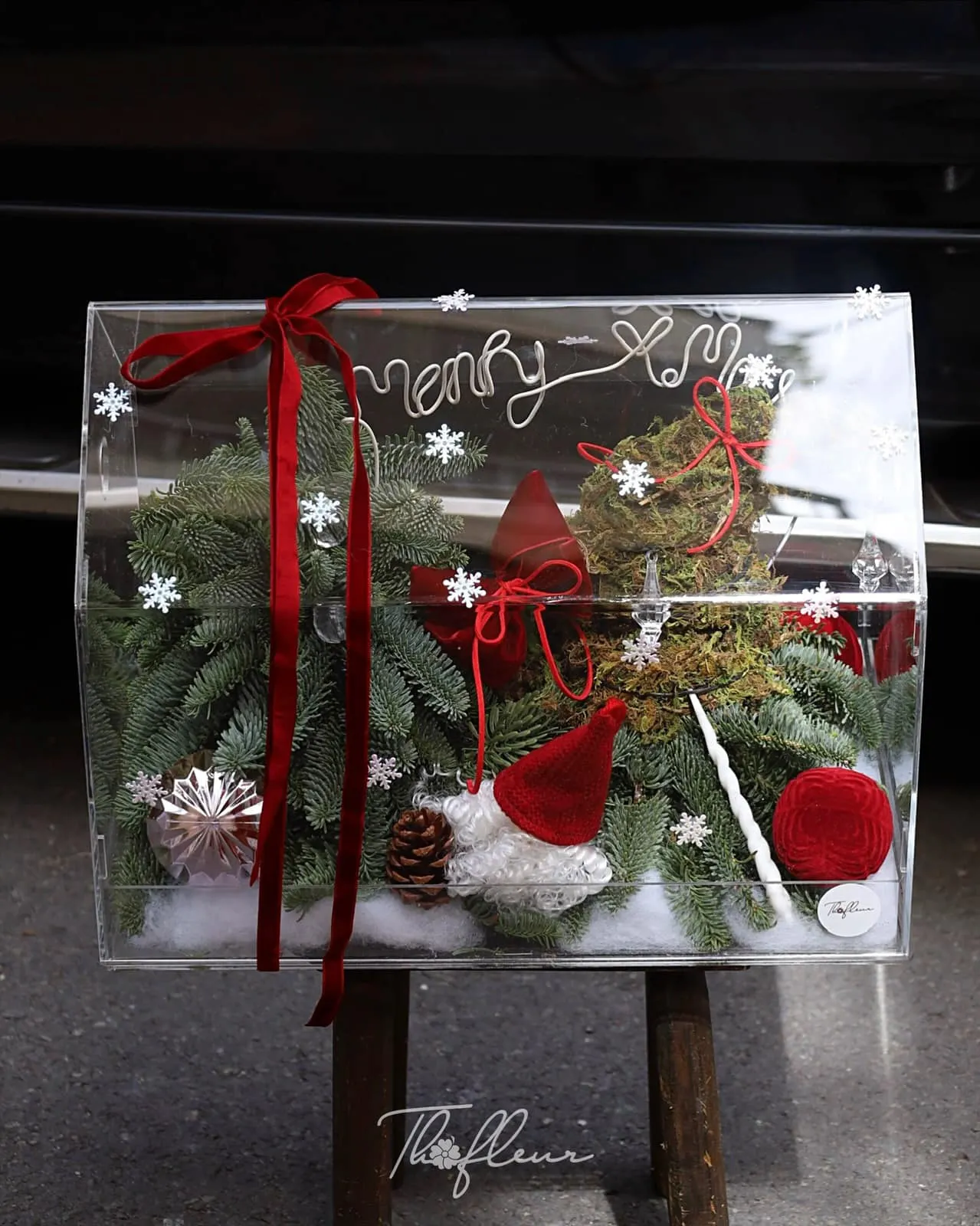 Ngôi nhà hoa Christmas