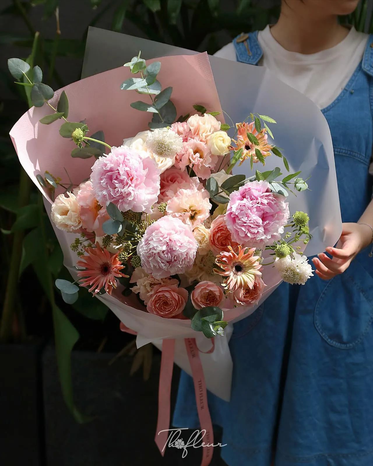 Bó hoa mẫu đơn 74