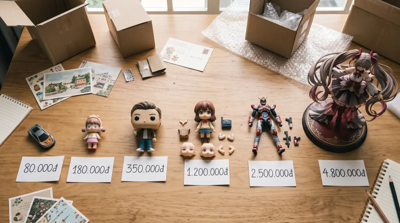 Bảng mức giá tham khảo các dòng figure cho người mới