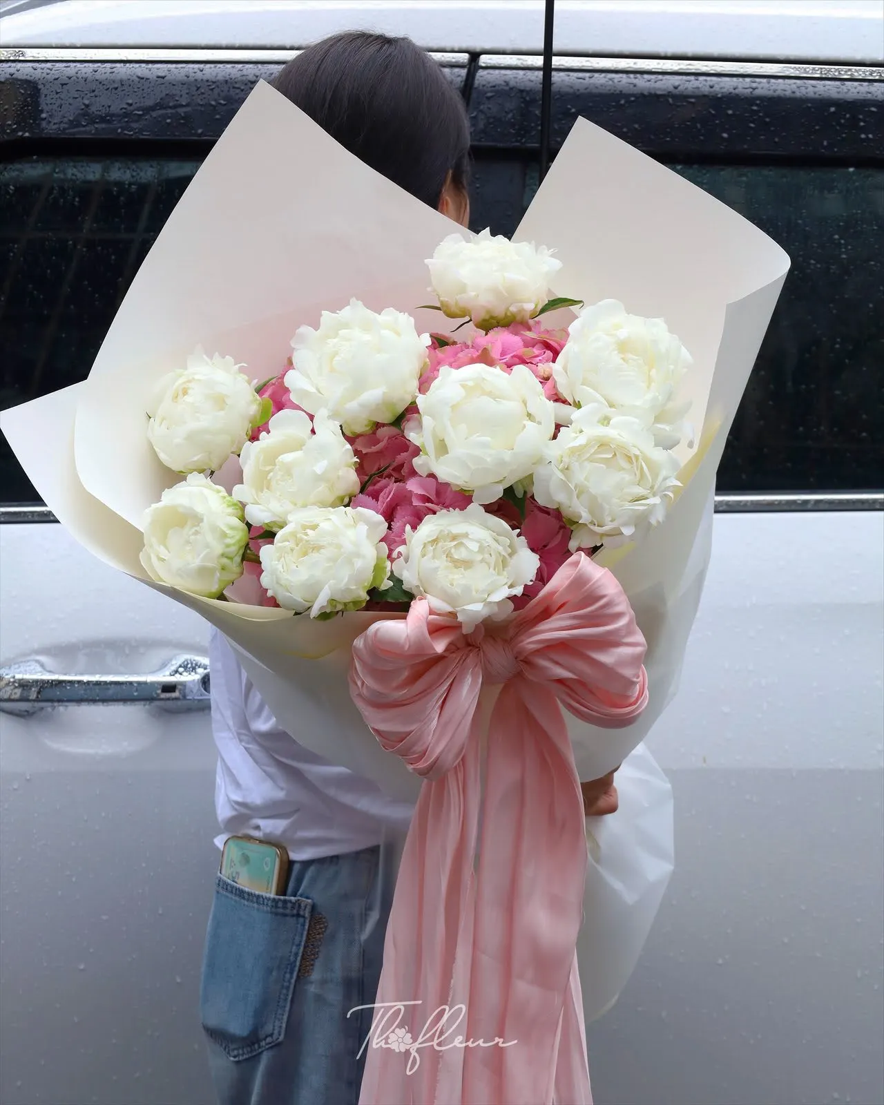 Bó hoa mẫu đơn 47