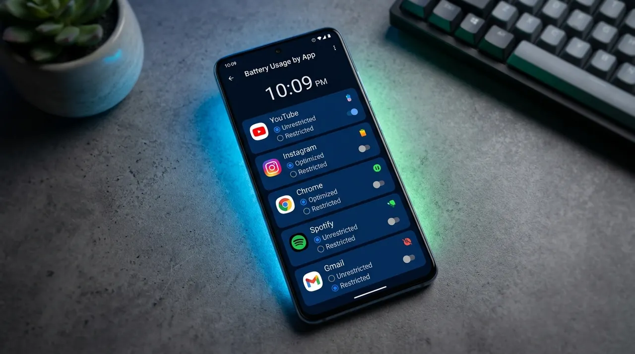 hạn chế ứng dụng chạy nền Android