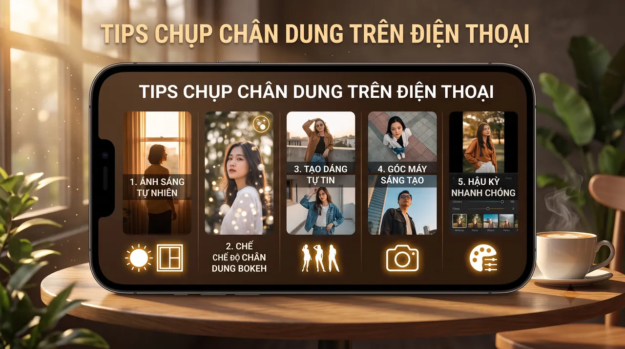 Tổng kết các mẹo chụp ảnh chân dung bằng điện thoại