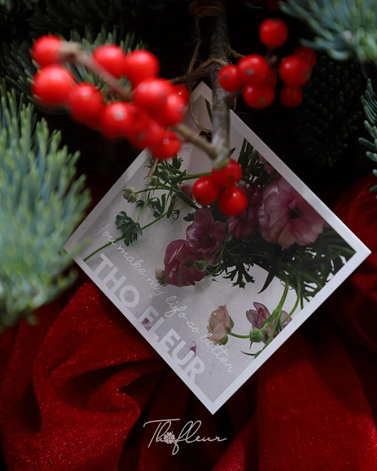 Chậu hoa christmas 07