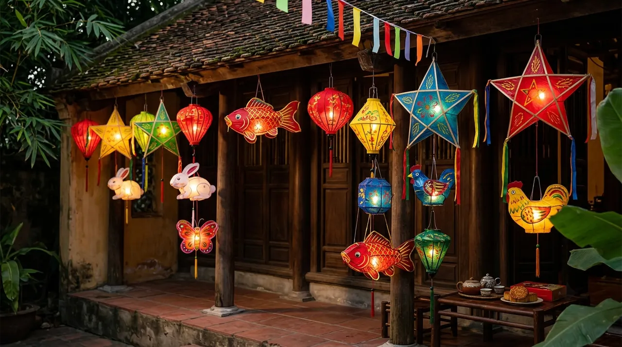 đèn lồng Trung thu truyền thống