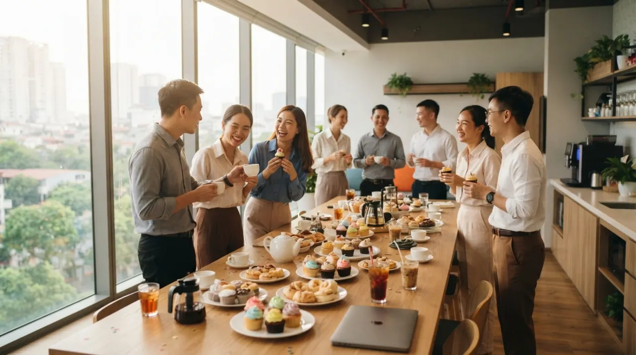 Hoạt động tổ chức ngày 20/10 cho văn phòng công ty