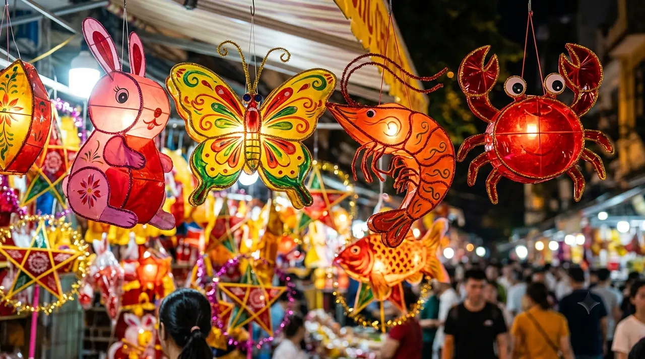 đèn con giống Trung thu