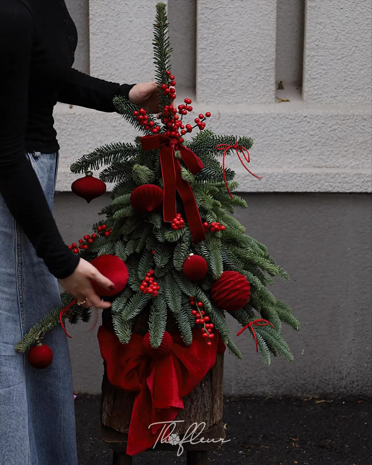 Chậu hoa christmas 04