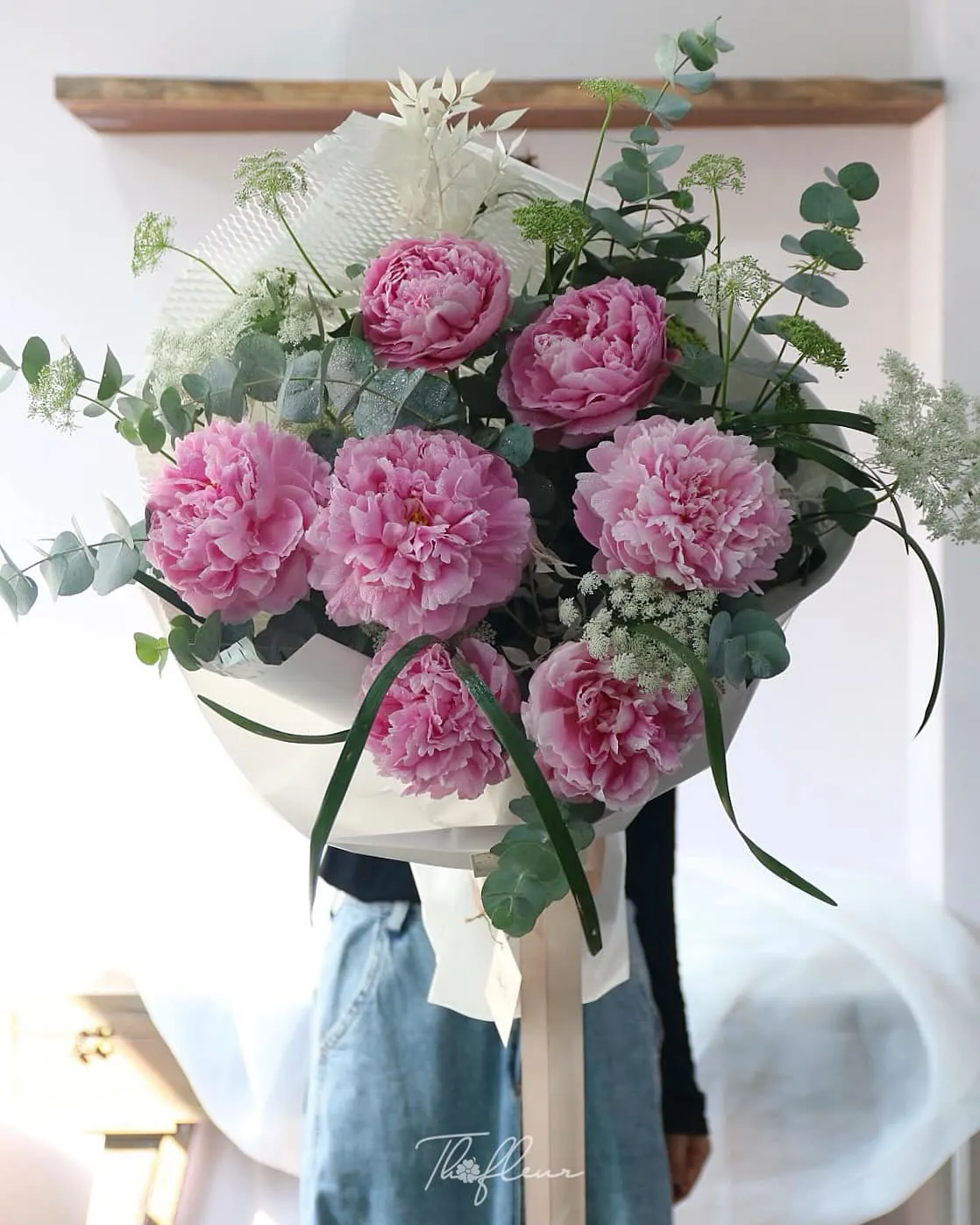 Bó hoa mẫu đơn 60