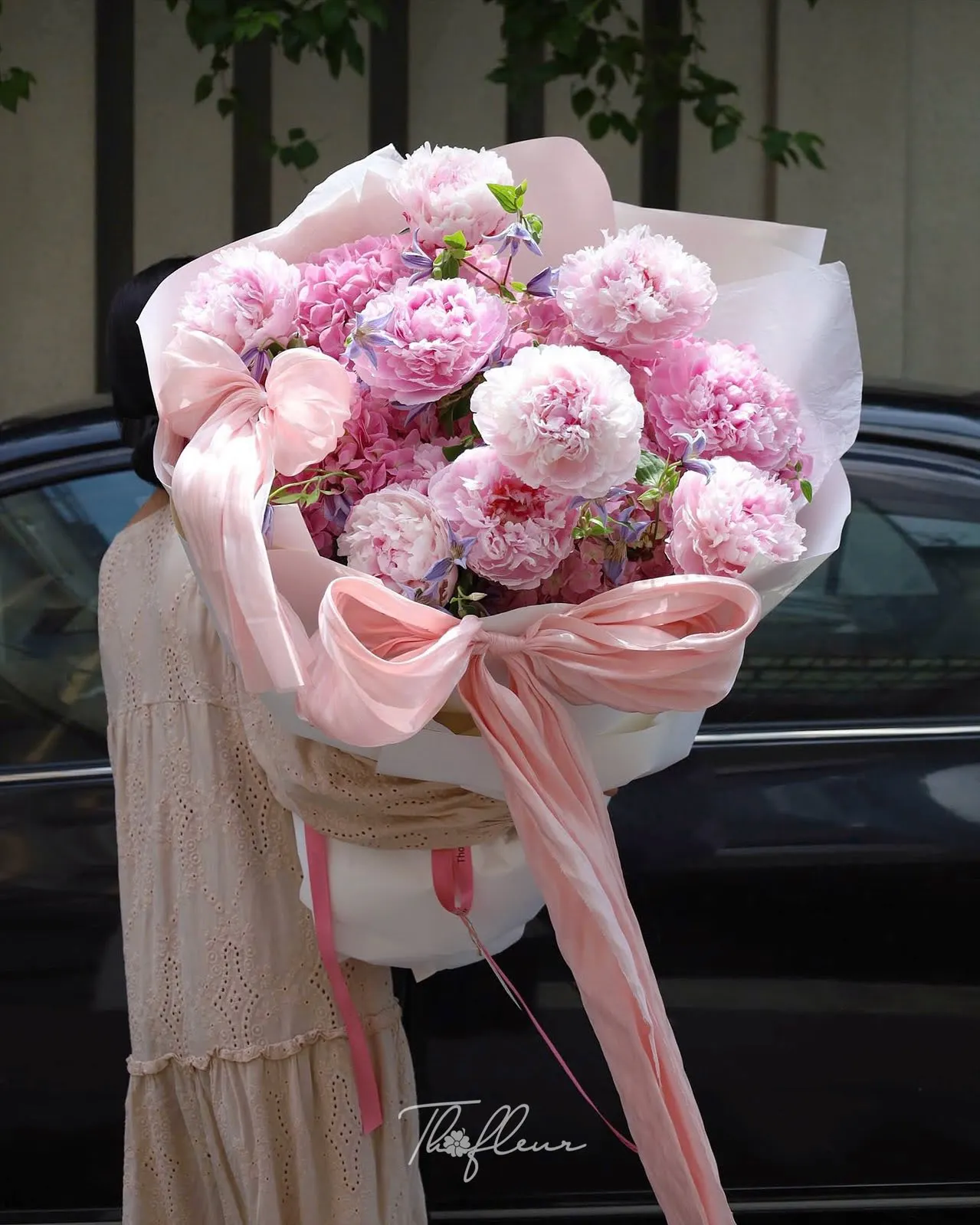 Bó hoa mẫu đơn 49