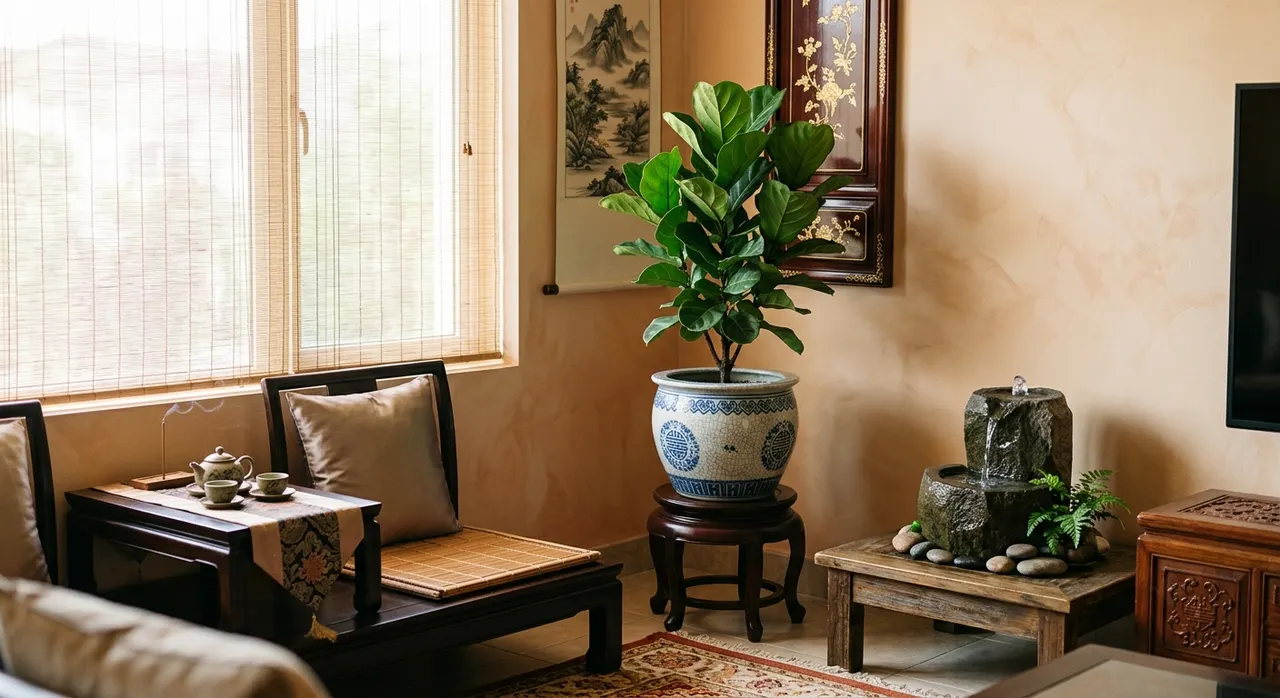 Bố trí cây cảnh hợp phong thủy trong nhà theo quan niệm truyền thống