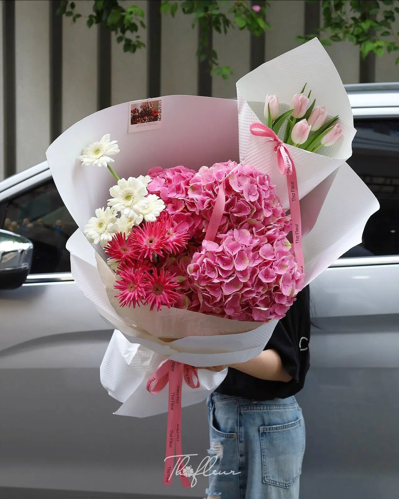 Bó hoa cẩm tú cầu 22